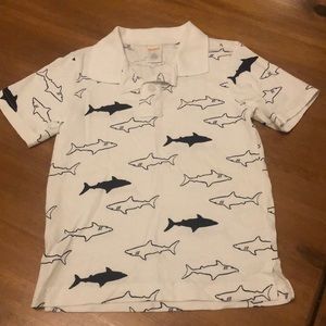 Boys Gymboree Collard Shark Polo Shirt